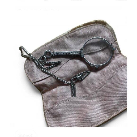 Antique Folding Reading Glasses Victorian era Opera Glasses - Picture 6 of 8